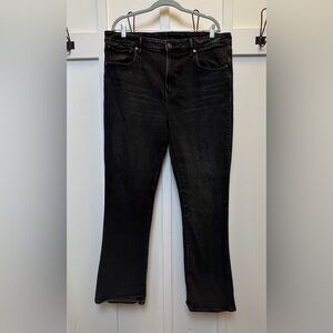 American Eagle Mens Jeans Denim EasyFlex Slim Bootcut 38 x 34 Black